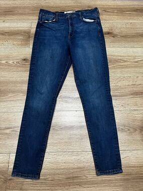 Gap Mens Jeans Size 14-32 Blue True Skinny Super High Rise Denim (A97)